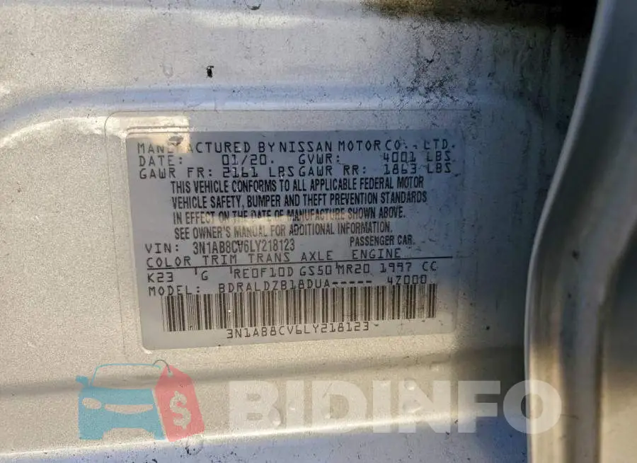 3N1AB8CV6LY218123 Photo# 12
