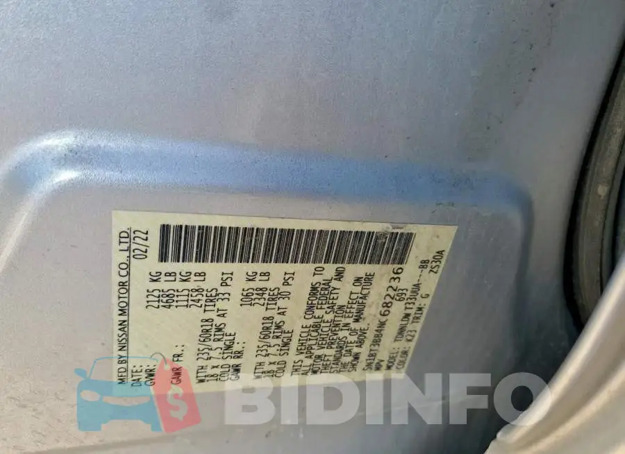 5N1BT3BB4NC682236 Photo# 13