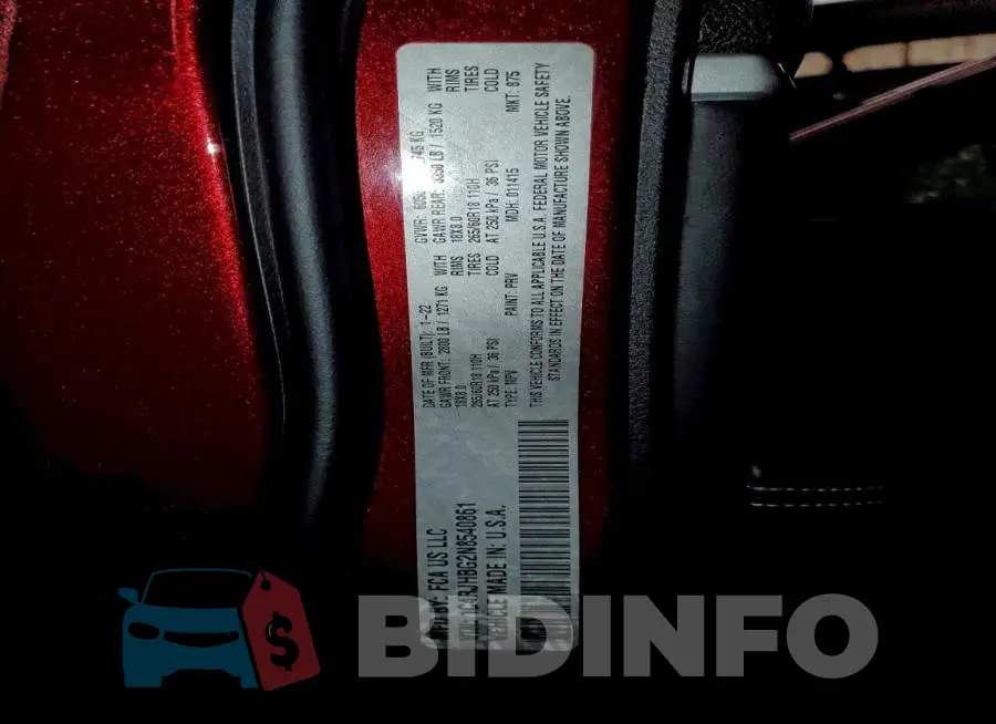 1C4RJHBG2N8540861 Photo# 14