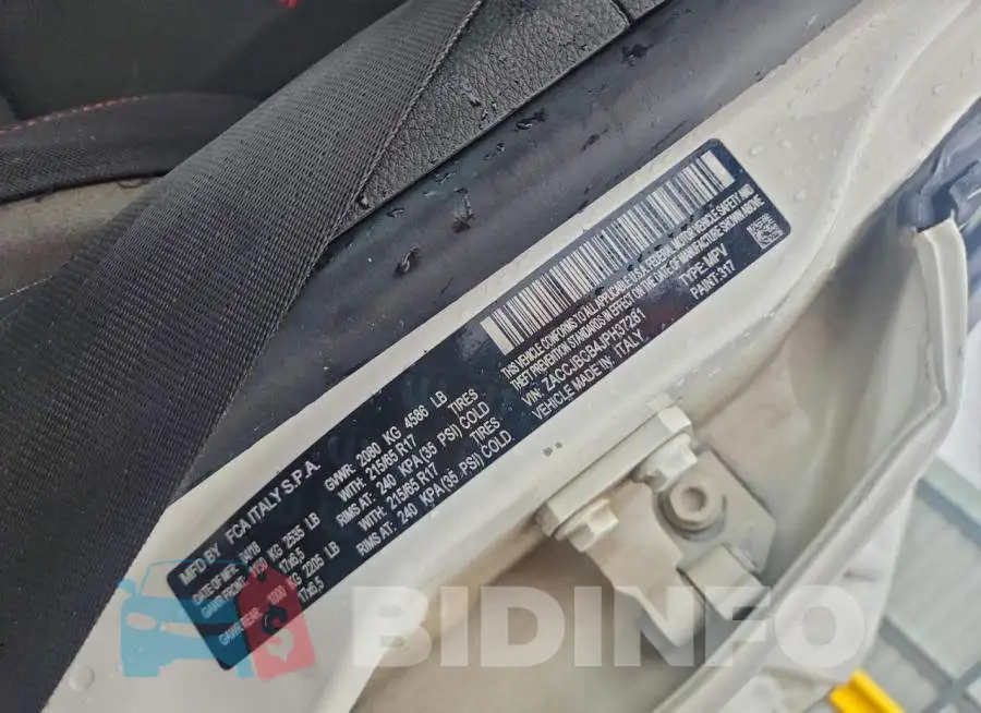 ZACCJBCB4JPH37281 Photo# 12