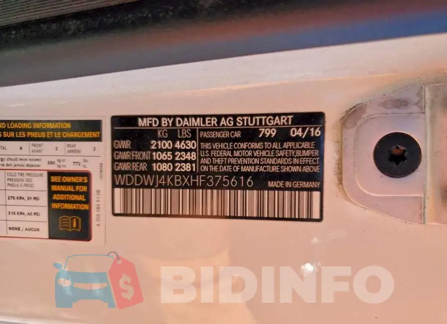 WDDWJ4KBXHF375616 Photo# 12