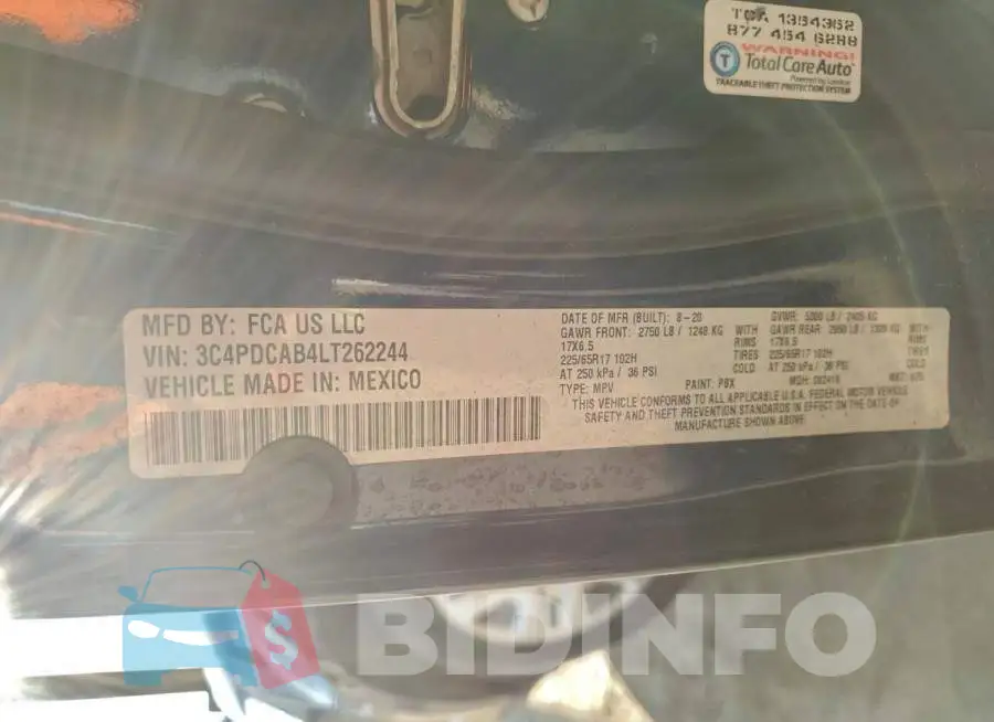 3C4PDCAB4LT262244 Photo# 12