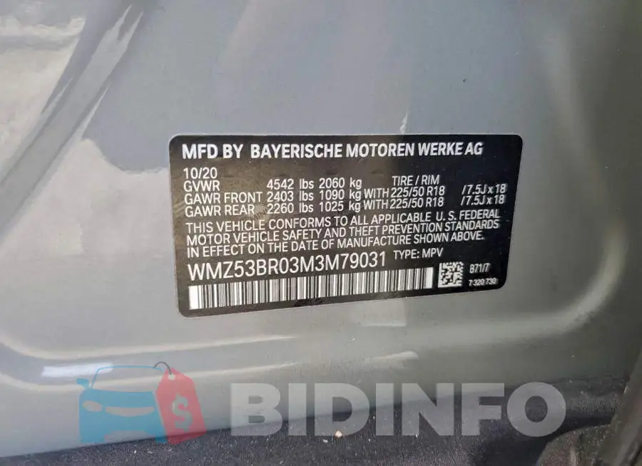 WMZ53BR03M3M79031 Photo# 12