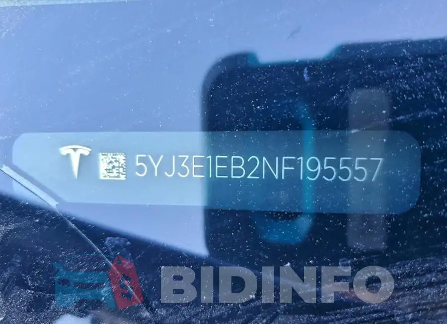 5YJ3E1EB2NF195557 Photo# 13