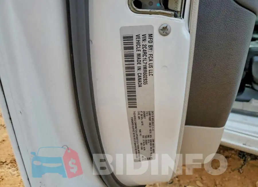 2C4RC1L71MR602835 Photo# 13