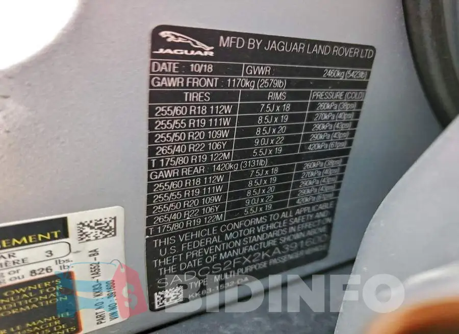 SADCS2FX2KA391600 Photo# 13