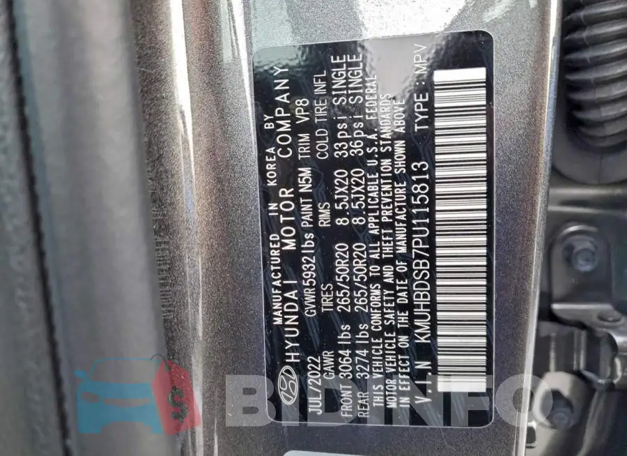 KMUHBDSB7PU115813 Photo# 12