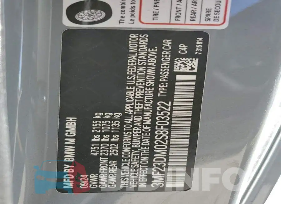 3MF23DM02S8F03522 Photo# 12