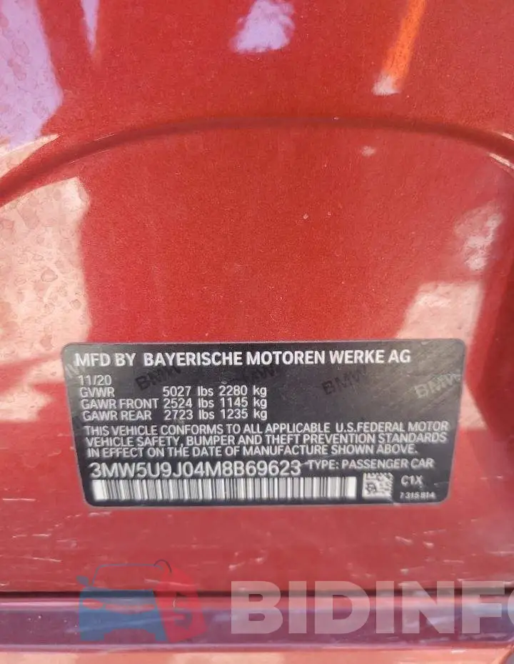 3MW5U9J04M8B69623 Photo# 12