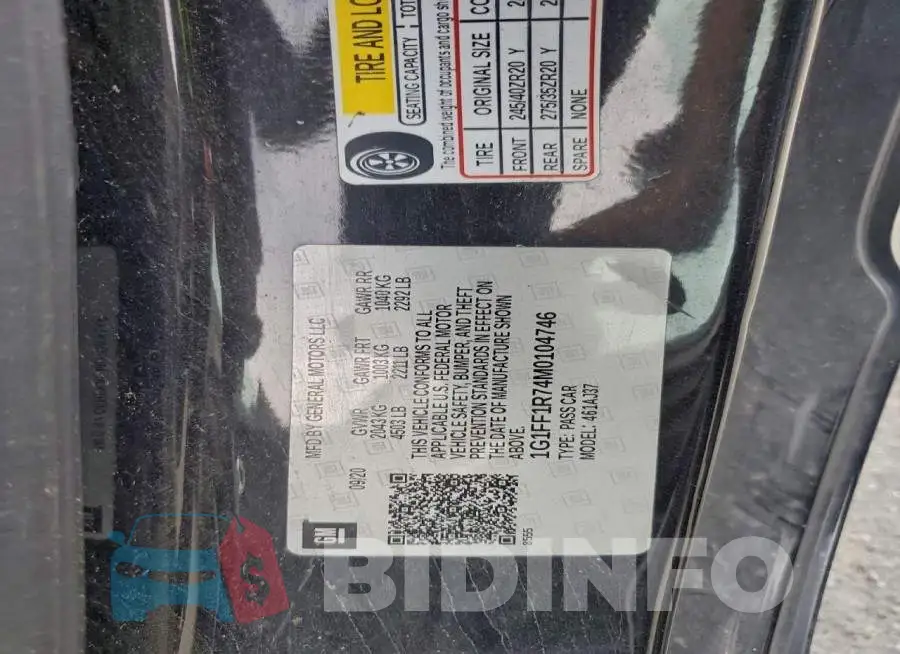 1G1FF1R74M0104746 Photo# 12