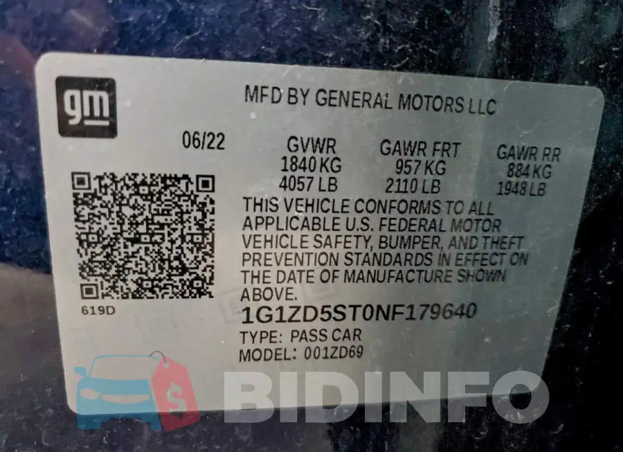 1G1ZD5ST0NF179640 Photo# 12