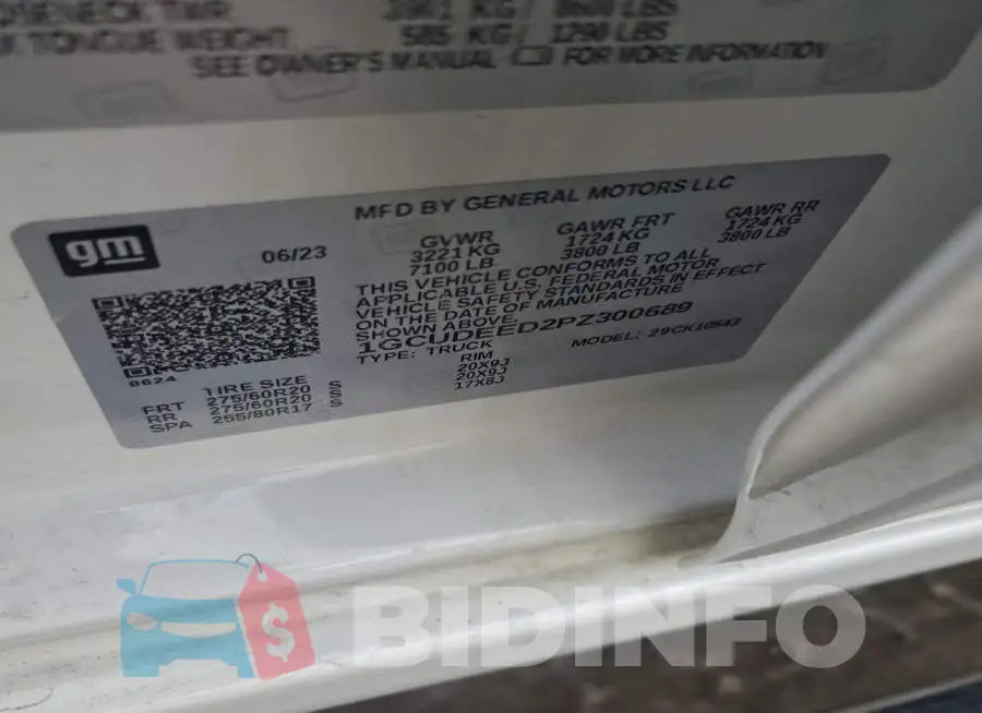 1GCUDEED2PZ300689 Photo# 13