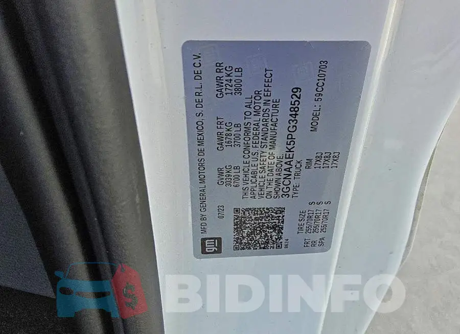 3GCNAAEK5PG348529 Photo# 12