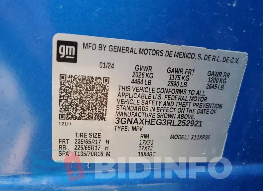 3GNAXHEG3RL252921 Photo# 13
