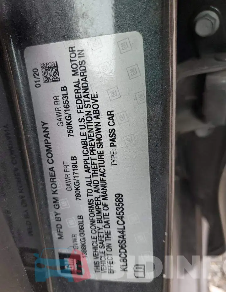 KL8CD6SA4LC453589 Photo# 12