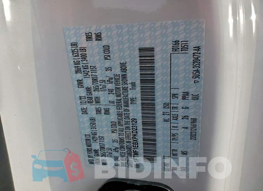 1FTMF1EBXPKD23129 Photo# 12