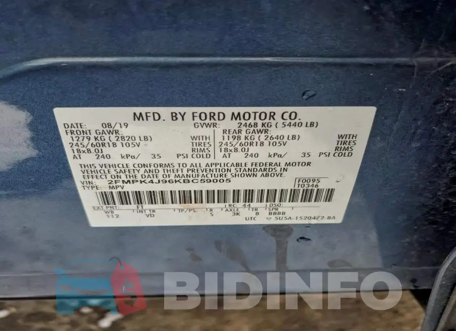 2FMPK4J96KBC59005 Photo# 13