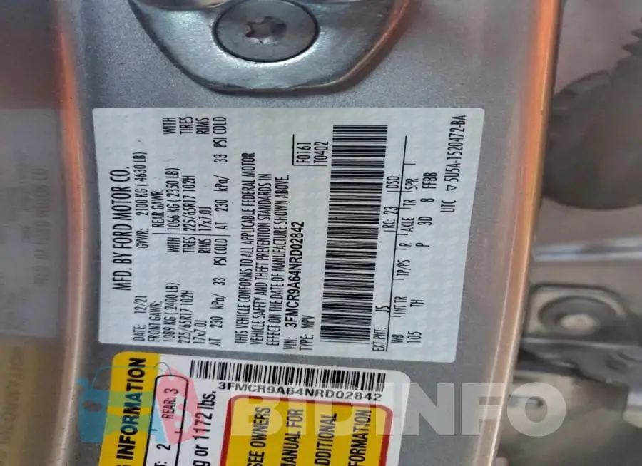 3FMCR9A64NRD02842 Photo# 13