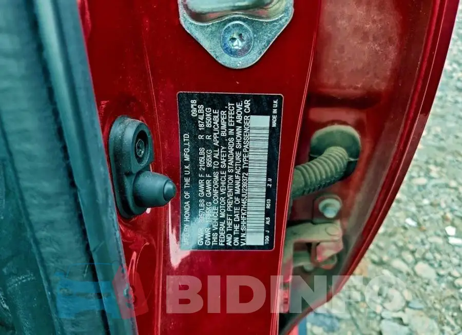 SHHFK7H45JU239372 Photo# 12