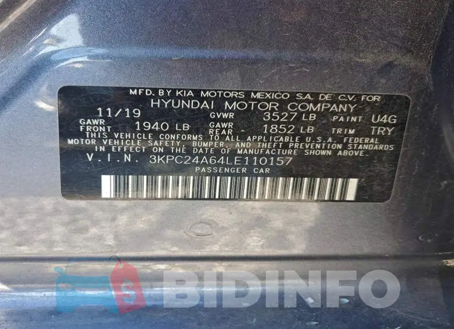 3KPC24A64LE110157 Photo# 12