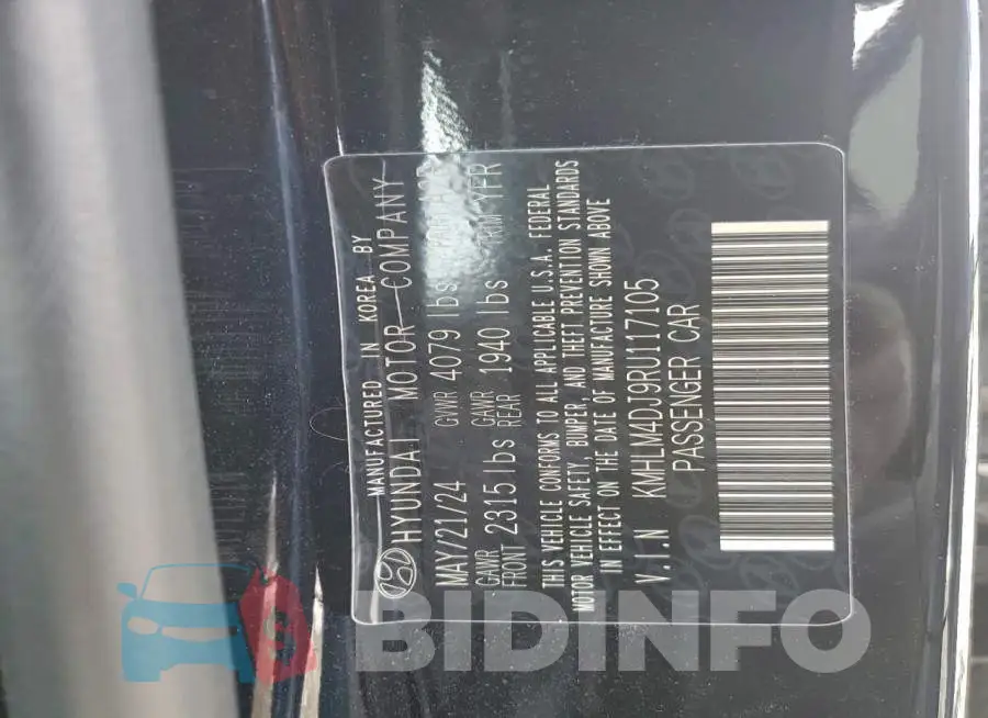 KMHLM4DJ9RU117105 Photo# 12