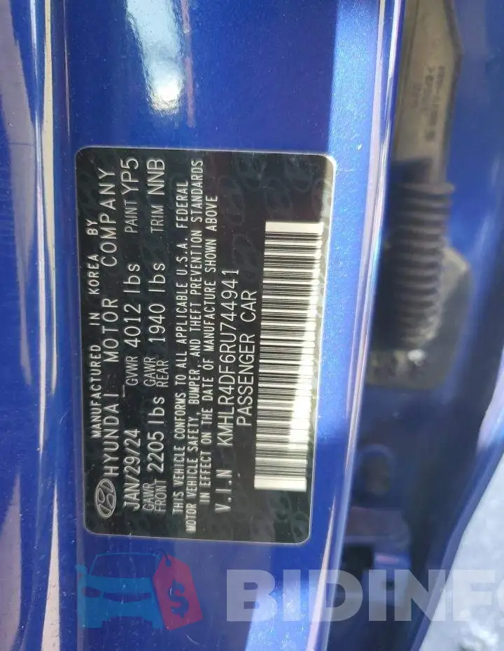 KMHLR4DF6RU744941 Photo# 13