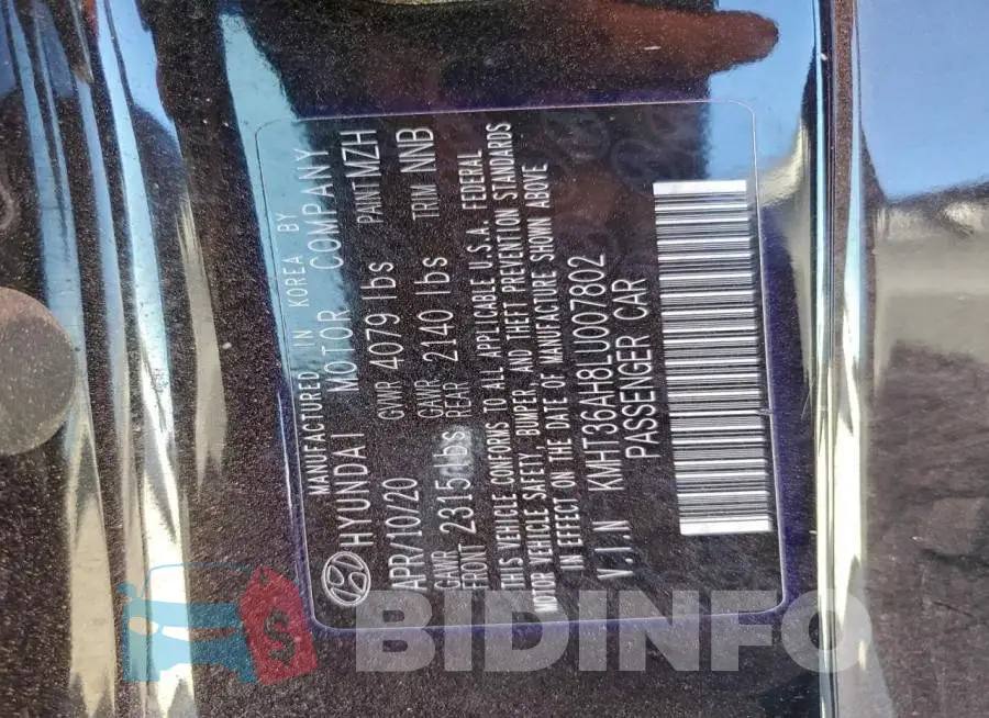 KMHT36AH8LU007802 Photo# 12