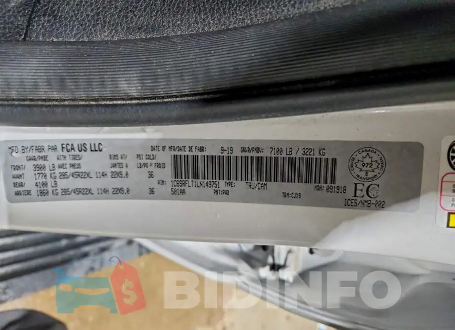 1C6SRFLT1LN149751 Photo# 13
