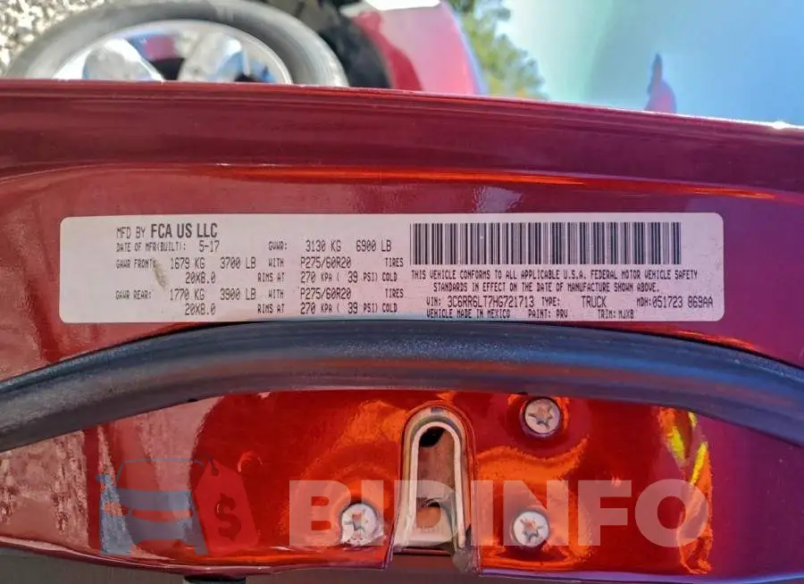 3C6RR6LT7HG721713 Photo# 12