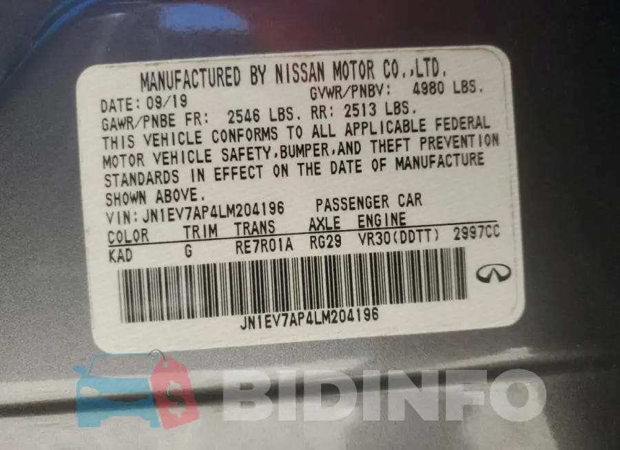 JN1EV7AP4LM204196 Photo# 12