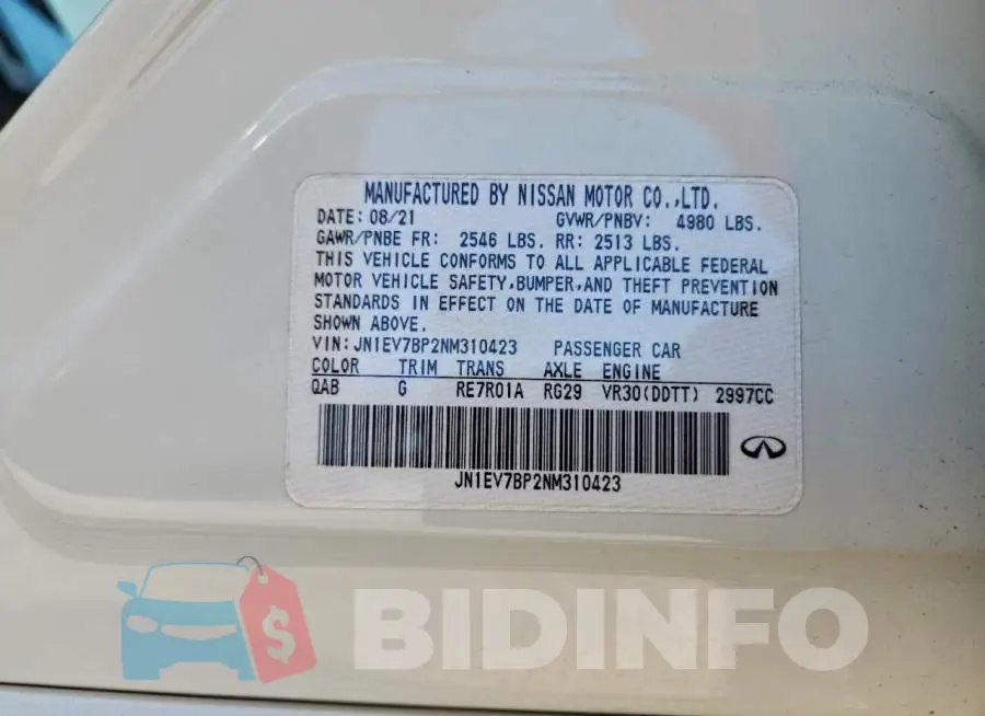 JN1EV7BP2NM310423 Photo# 12