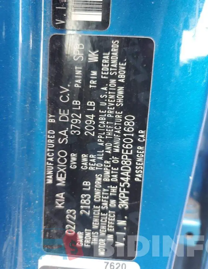 3KPF54AD8PE601680 Photo# 12