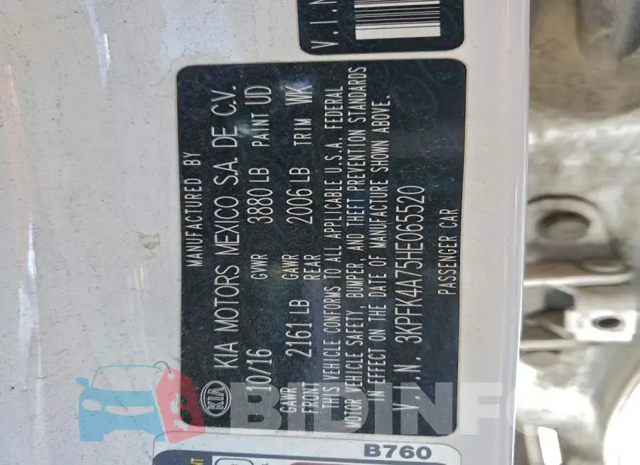 3KPFK4A75HE065520 Photo# 12