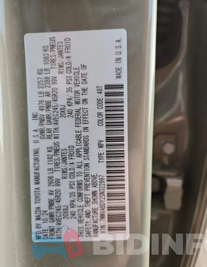 7MMVABDY2SN322997 Photo# 13