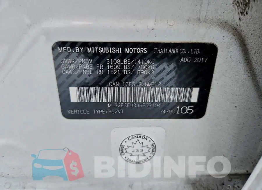 ML32F3FJ3JHF03104 Photo# 12
