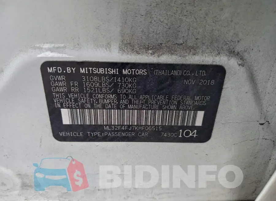 ML32F4FJ7KHF06515 Photo# 12