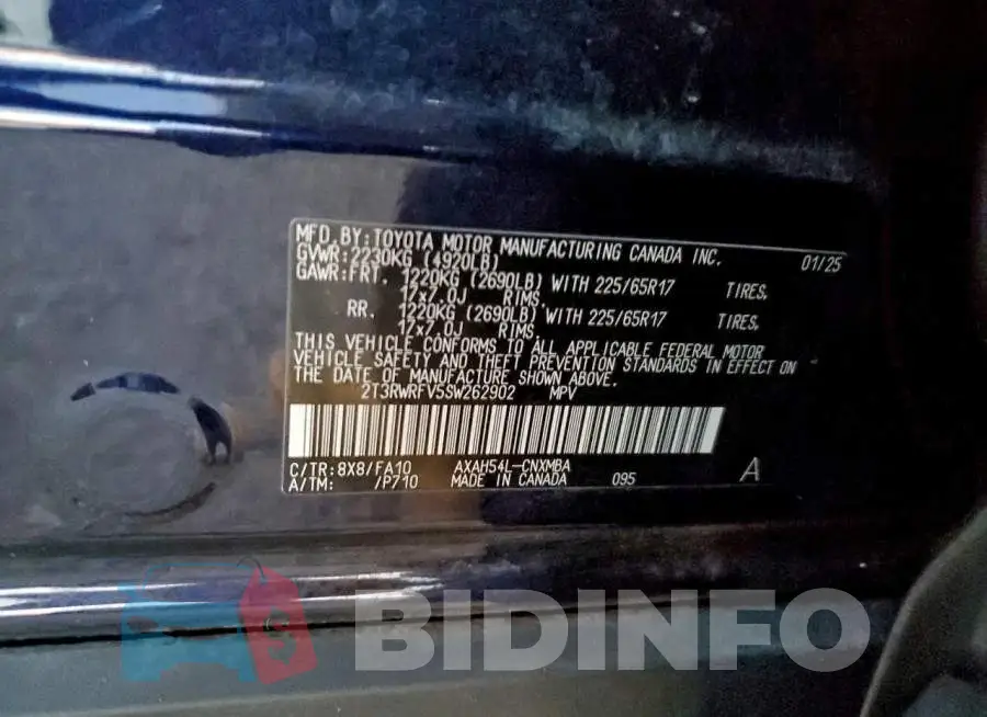 2T3RWRFV5SW262902 Photo# 13