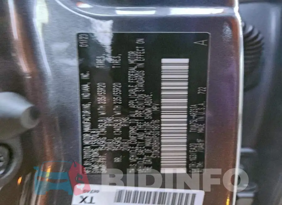 5TDKDRBHXPS018016 Photo# 13