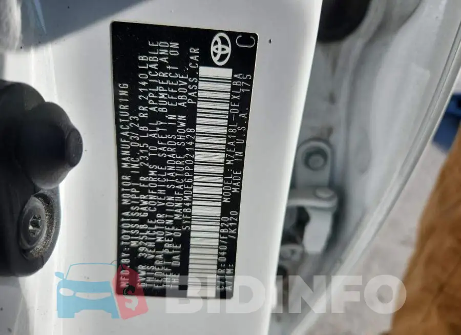 5YFB4MDE6PP021428 Photo# 13
