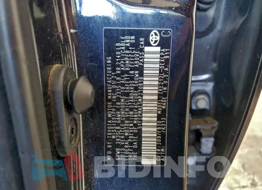 5YFEPMAE5MP210818 Photo# 13