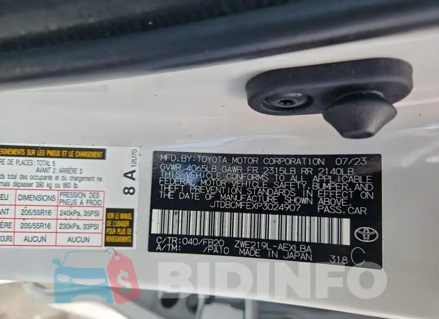 JTDBCMFEXP3024907 Photo# 13