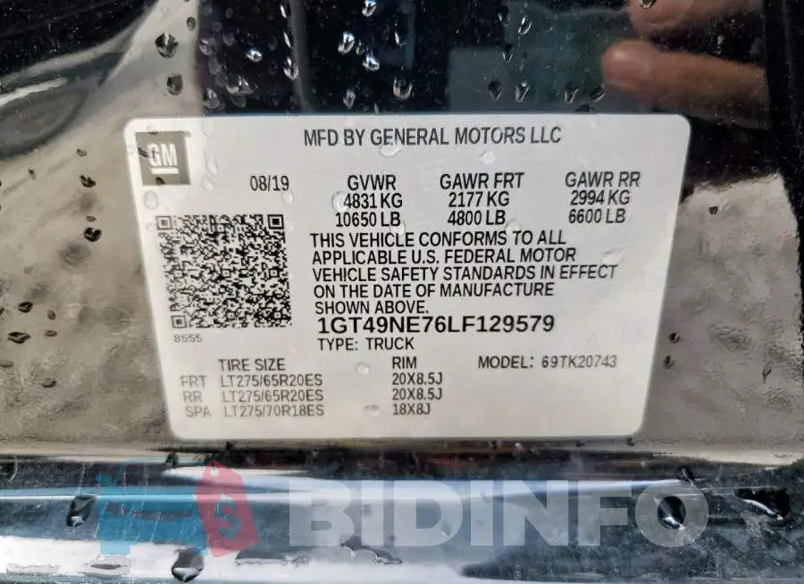 1GT49NE76LF129579 Photo# 12