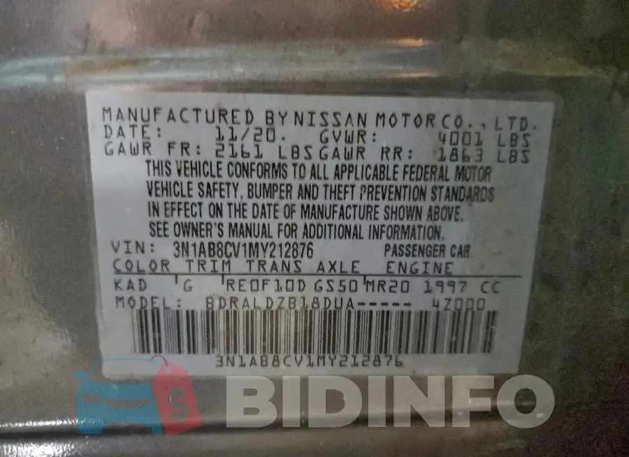 3N1AB8CV1MY212876 Photo# 12