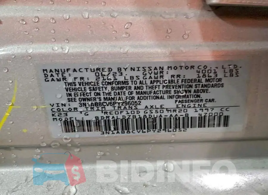 3N1AB8CV6PY296052 Photo# 13
