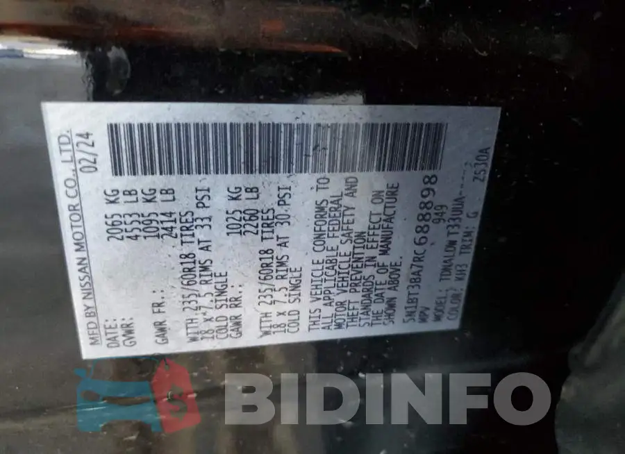 5N1BT3BA7RC688898 Photo# 12