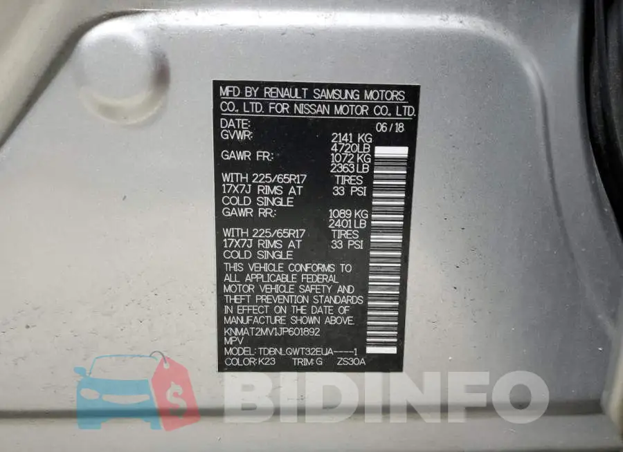 KNMAT2MV1JP601892 Photo# 13