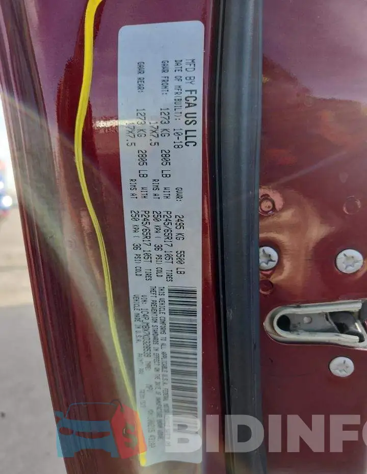 1C4PJMBX7KD328539 Photo# 14