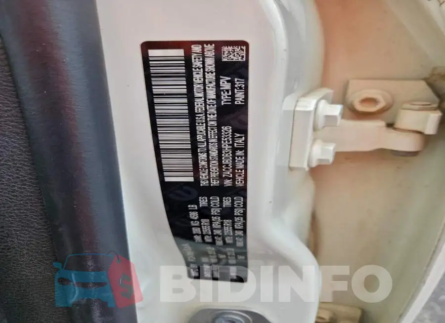 ZACCJBDB3HPE53326 Photo# 14