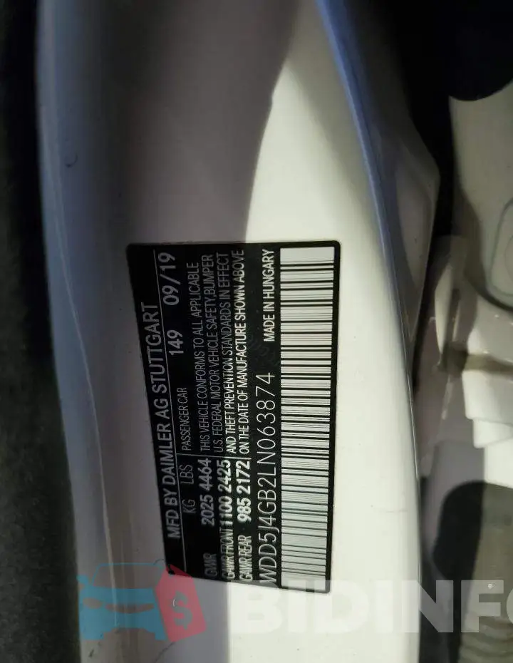 WDD5J4GB2LN063874 Photo# 12