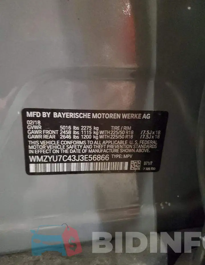 WMZYU7C43J3E56866 Photo# 13
